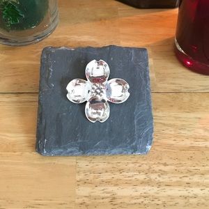 Sterling silver pin or brooch.